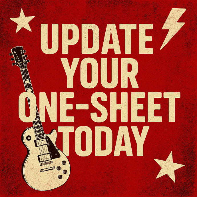 Update Your Band One-Sheet